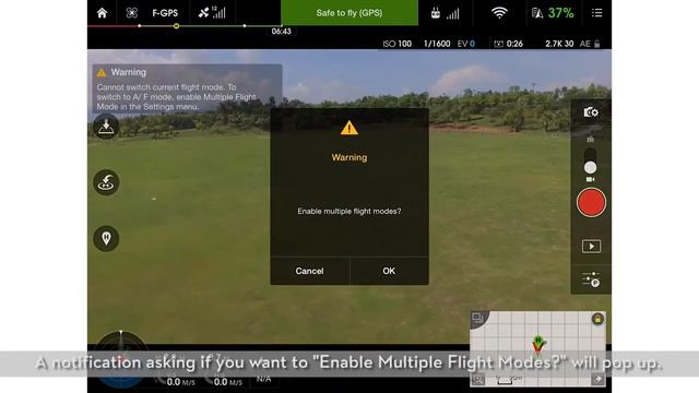 DJI Phantom 3 - режим фиксации курса на русском смотреть онлайн