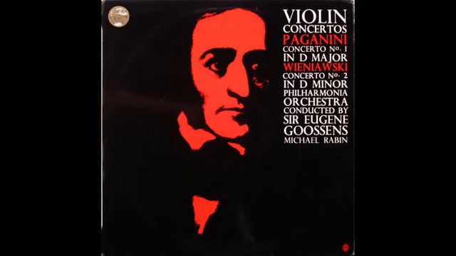 Michael Rabin- Paganini Violin Concerto No. 1 in D major Op. 6 (Goossens/Philharmonia Orchestra) смотреть онлайн