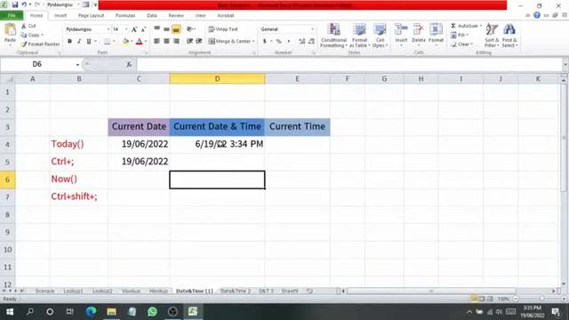 Microsoft Excel: Current Date & Time смотреть онлайн