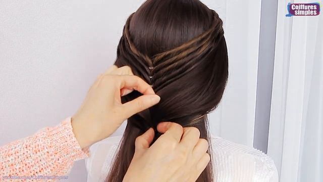Attractive hairstyle for beginners ? Twisted Braid Tutorial ? Coiffure Facile pour tous les jours смотреть онлайн