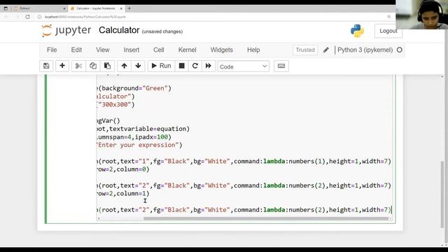 How to make a calculator in python using tkinter - A tutorial by Johan's varied solutions смотреть онлайн