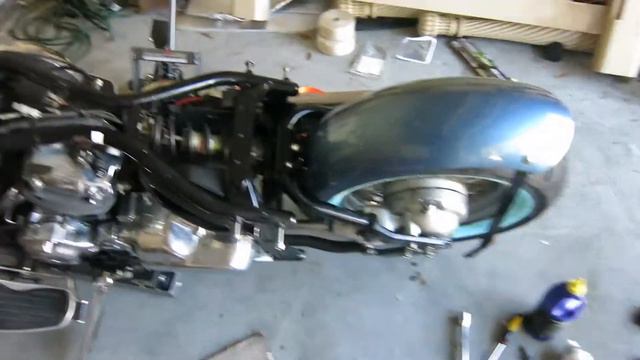 12: Yamaha V-Star 650 Bobber Project: Part 12 Rear Fender Install смотреть онлайн
