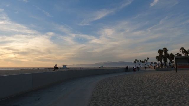 Venice Beach Sunset Walk [4K] смотреть онлайн