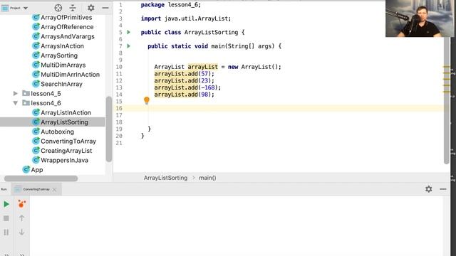 29 7 Сортировка коллекций в Java смотреть онлайн