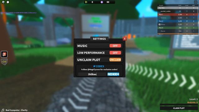 [ROBLOX] MAGE TYCOON CODES | HOW TO ACTIVATE CODES? смотреть онлайн