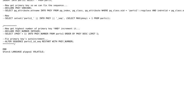 PostgreSQL function thinks table reference exists when it does not смотреть онлайн