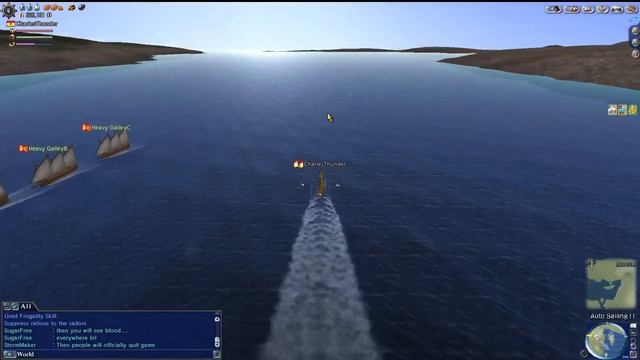 Uncharted Waters Online - Charting and Adventure Exp Grind смотреть онлайн