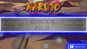 Naruto Opening 2 - Haruka Kanata (Guitar Tab 譜 Tutorial)
