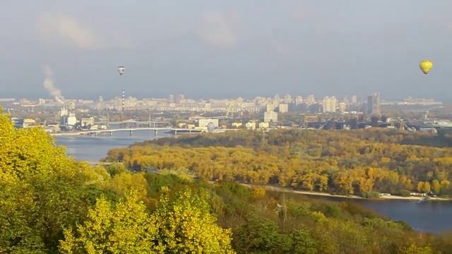 Полеты на воздушных шарах. Золотая осень | Air balloons. Golden autumn (Съемка Canon 500D) смотреть онлайн