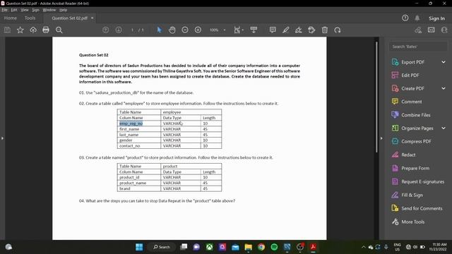 02) Using MySQL Workbench Software with ER Diagram to create a database and table. смотреть онлайн