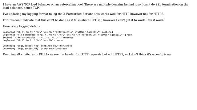 Getting X-Forwarded behind AWS TCP Load Balancer for https (2 Solutions!!) смотреть онлайн
