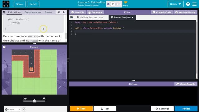 Code.org Lesson 6.2 PainterPlus | Tutorial with Answers | Unit 1 Computer Science A (CSA) смотреть онлайн