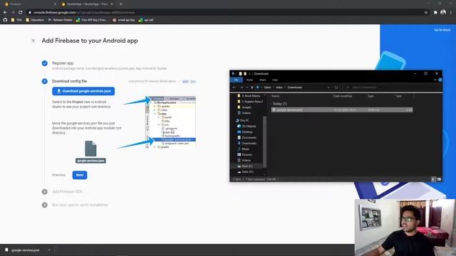 47. How to connect Flutter to Firebase in Hindi | Flutter in Hindi смотреть онлайн