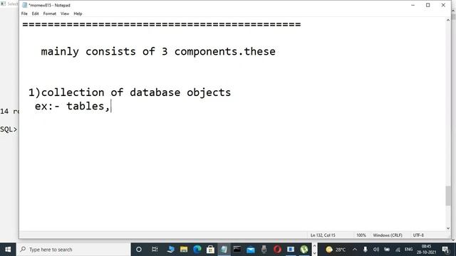 ORACLE 19c tutorials || Demo - 2 || by Mr. Murali On 28-10-2021 @8:15AM IST смотреть онлайн