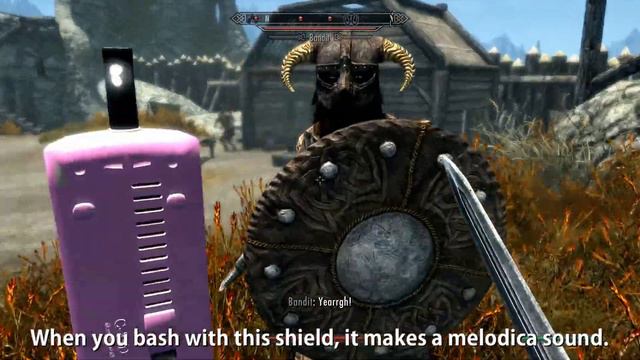 Skyrim SE MOD MelodicaShield смотреть онлайн
