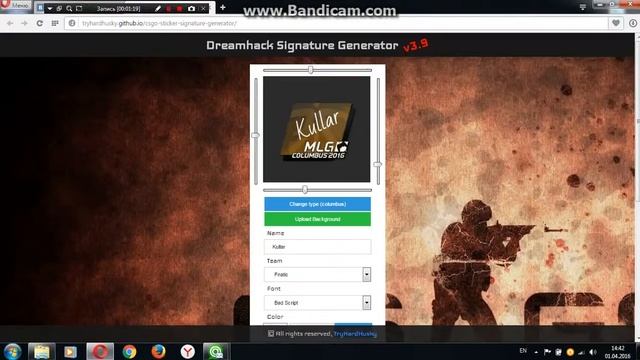 Как сделать свою наклейку(аватарку)для CS:GO