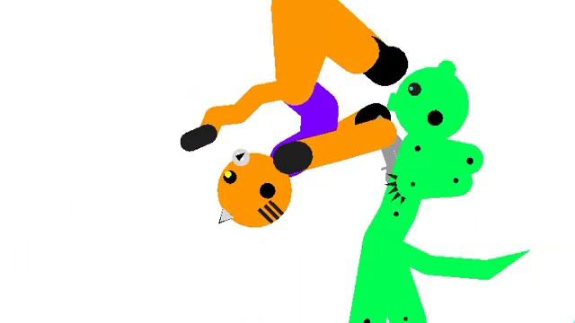 Tigry vs dino piggy //stick nodes смотреть онлайн