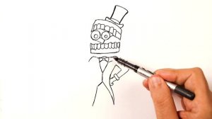 Как нарисовать Кейн из Удивительного Цифрового Цирка