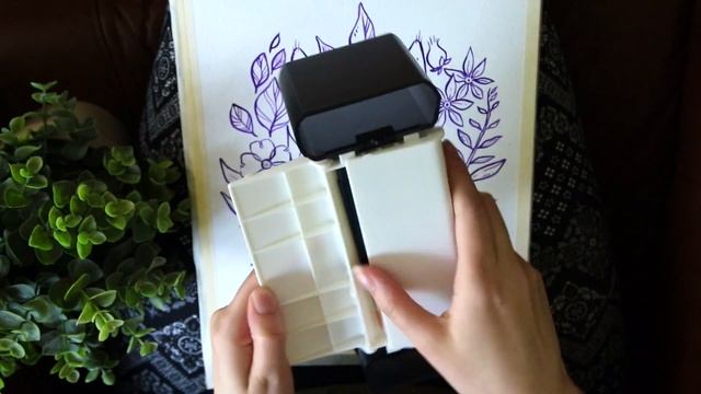 PORTABLE PAINTER REVIEW & Speed Painting - Portable Watercolor Palette смотреть онлайн