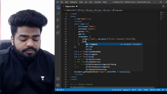 L60 | JS Objects | JS | Frontend Dev | Ritwik Raj смотреть онлайн