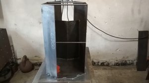 Печь длительного горения своими руками.Из листового металла.