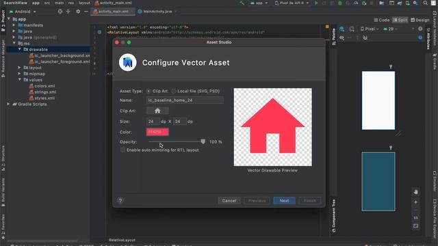 Android Vector Assets | Quick & Free Icons смотреть онлайн