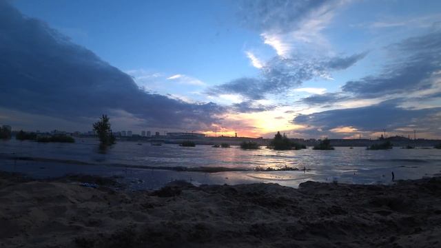 Волгоград. Закат на быстрой скорости