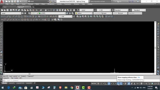 شرح ال status bar autocad 19 смотреть онлайн