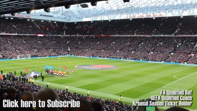 You're a C*** Robin! Fans React United vs Arsenal 1-0 2013-14 смотреть онлайн