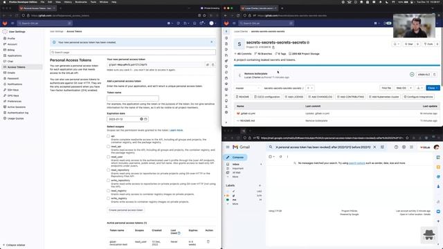 Demo: Automatic revocation of leaked Personal Access Tokens смотреть онлайн