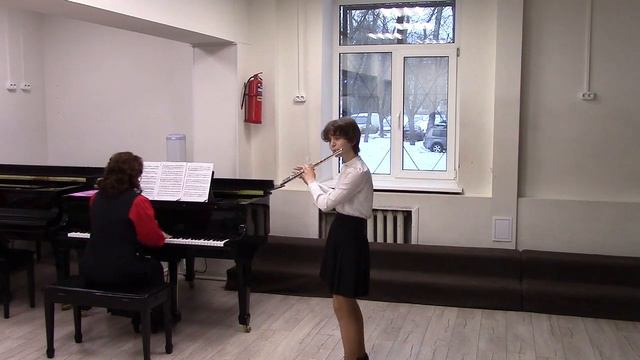 К.Ф.Э. Бах Концерт для флейты с оркестром d-moll 1 ч.(переложение для флейты и ф-но) смотреть онлайн