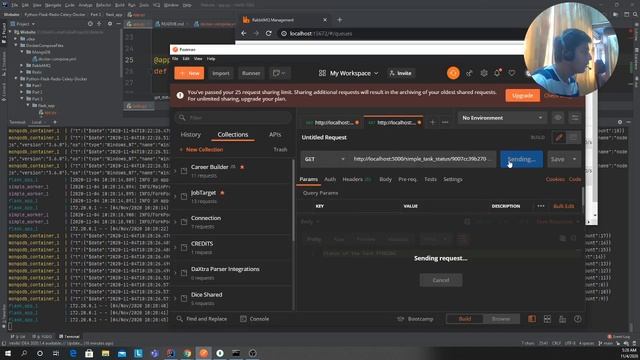 Learning Celery Flask Broker as RabbitMQ Backend as MongoDB смотреть онлайн