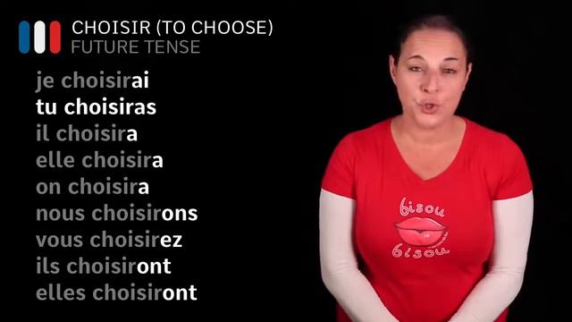 Group 2 Regular French Verbs ending in IR Future Tense смотреть онлайн