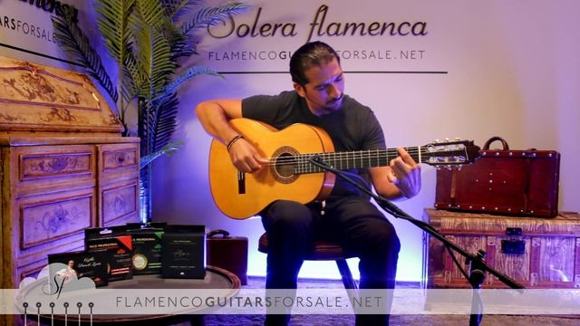 Francisco Sánchez 2023 (blanca) flamenco guitar for sale played by José Andrés Cortés смотреть онлайн