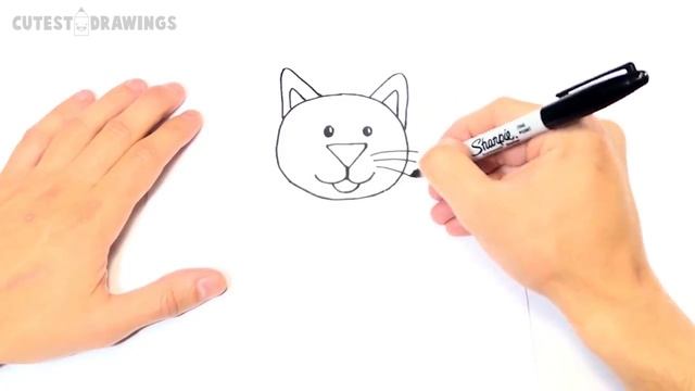 How to draw a Cat | Cat Easy Draw Tutorial смотреть онлайн