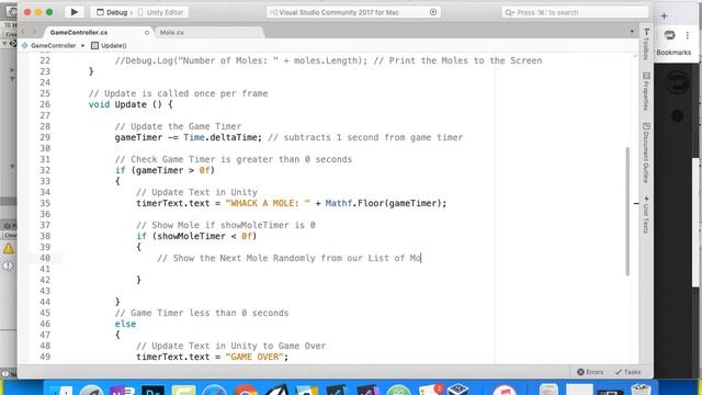 Unity3D VR: Whack A Mole Game (Coding Show Mole) смотреть онлайн