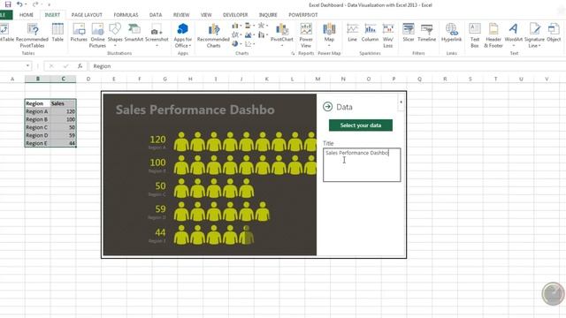 Excel Dashboard - Data visualization in Excel 2013 смотреть онлайн