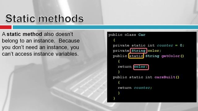 APCS: Unit 5: Classes In Depth (Part 2) [Static and Exceptions] смотреть онлайн