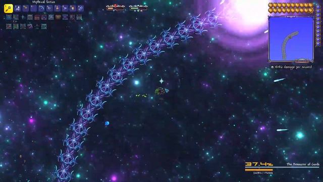 Terraria Infernum Devourer Of Gods Fight As Summoner смотреть онлайн