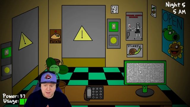 SHE'S GREEN AND MEAN! | NIGHTS WITH PEASHOOTER'S - NIGHT 5 + A LOOK AT NIGHT 6 + JUMPSCARES