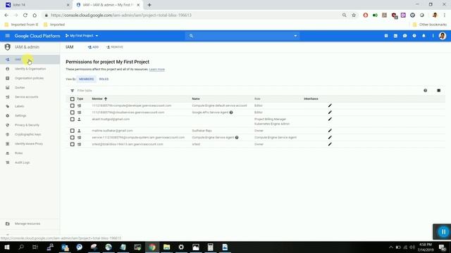 How to create IAM user permission and service account in google cloud platform смотреть онлайн