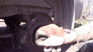 Ситроен Джампер - замена тормозных дисков.