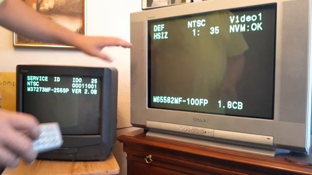 How to get into the service menu of a Sony Trinitron смотреть онлайн