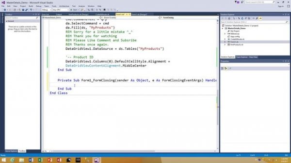 VB.NET SQL Server : How to Open a Form from Another Form Using DataGridView