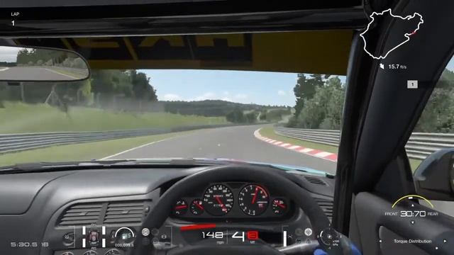 Gran Turismo 7 - Nissan R33 GT-R V-spec '97 - Nurburgring Track Tune - Fully Upgraded (GT7 Tunes) смотреть онлайн