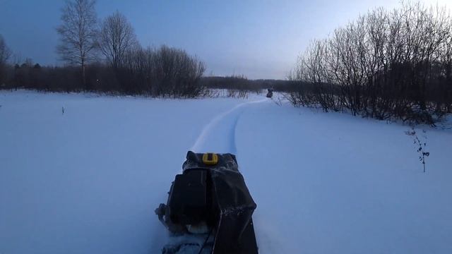 Едем на рыбалку на мотобуксировщиках Альбатрос-M и токач Альбатрос-XL8