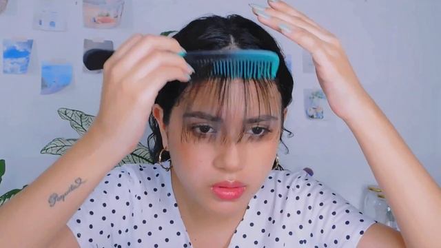Cortando mi propio flequillo 'Korean Style' ??♀️ cutting my own bangs смотреть онлайн