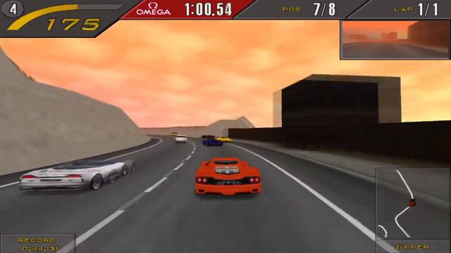 Need For Speed 2 SE - Unlimited grid - Traffic - 1 Lap смотреть онлайн