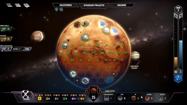 Mars University #20 - Terraforming Mars Gameplay - Inventrix смотреть онлайн