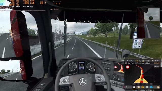 Euro Truck Simulator 2 | ETS2 | | i3 6006u + 940MX | 768p смотреть онлайн